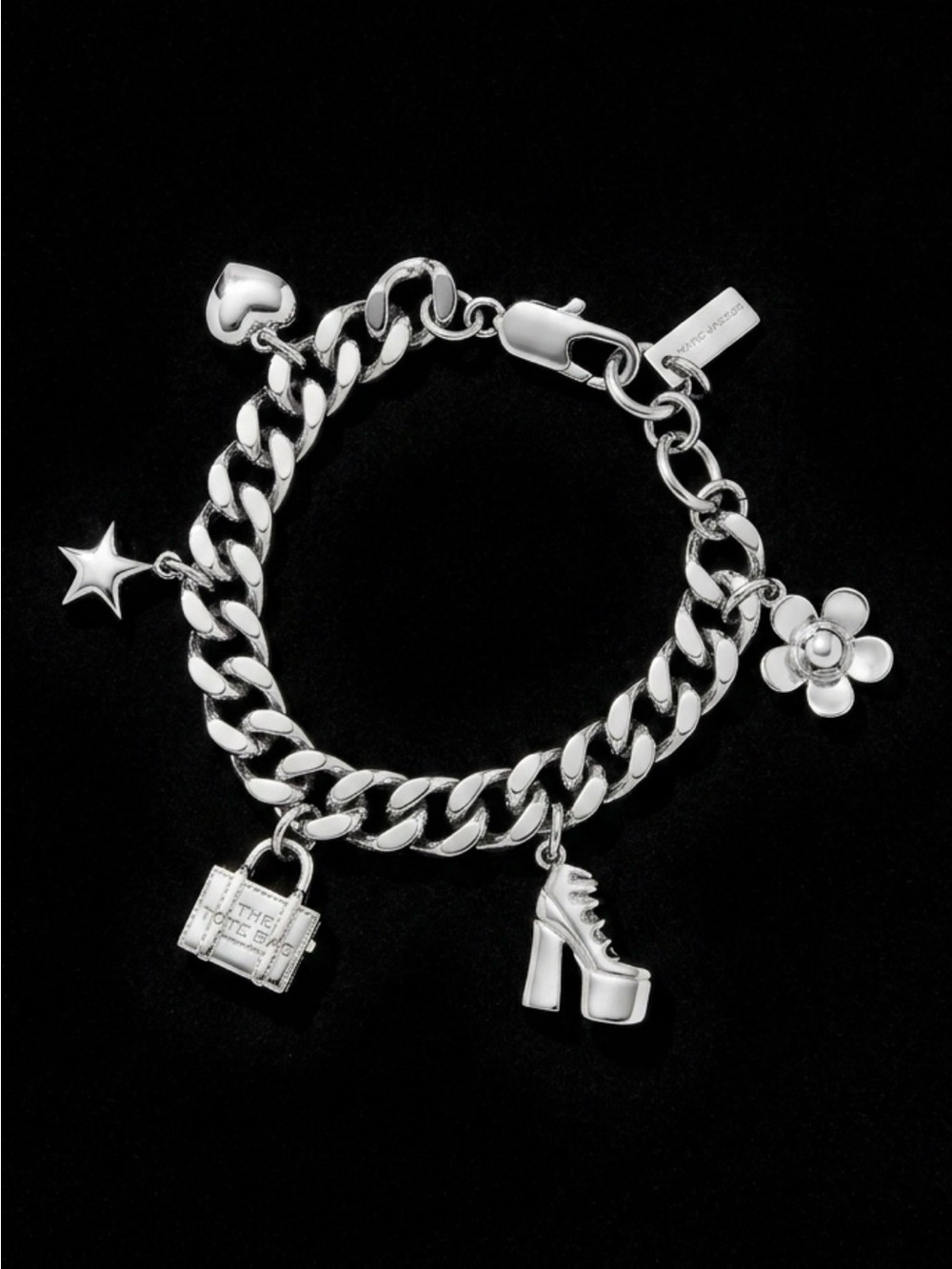 #87 NWT Marc Jacobs Mini Icon Charm Bracelet - Picture 2 of 2